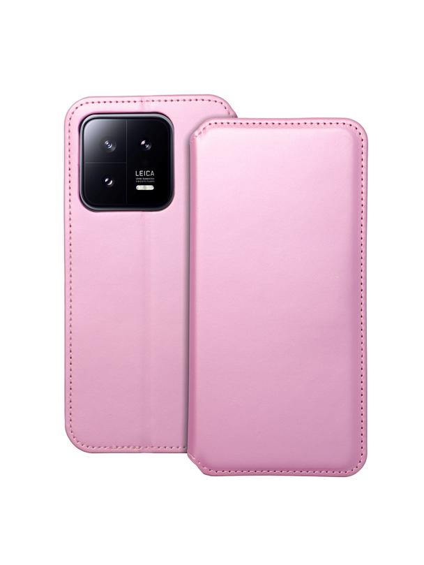 Kabura DUAL POCKET Book do XIAOMI 13 Pro jasny różowy