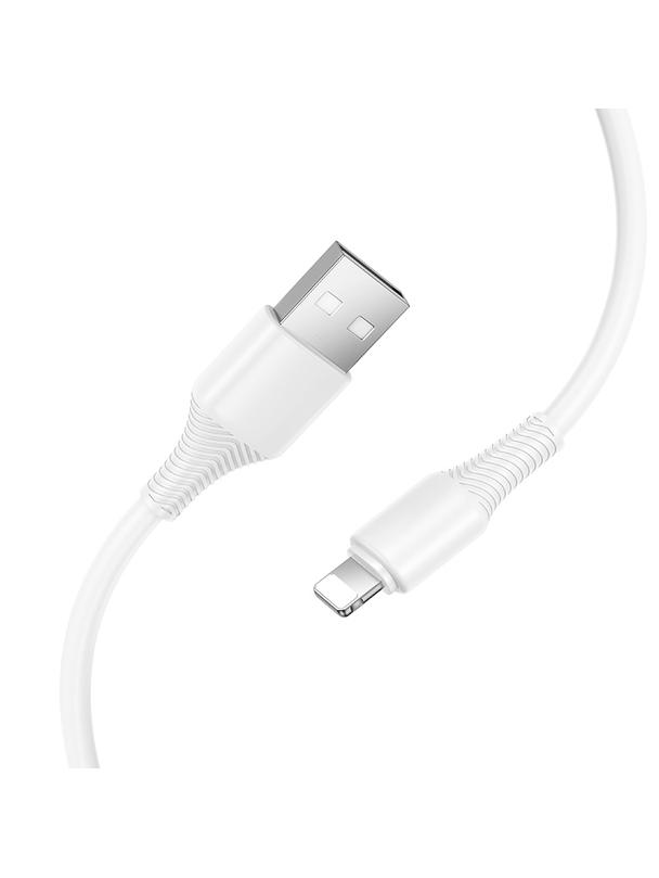 Kabel USB A do Lightning Hoco 2,4A 1 m X120 biały