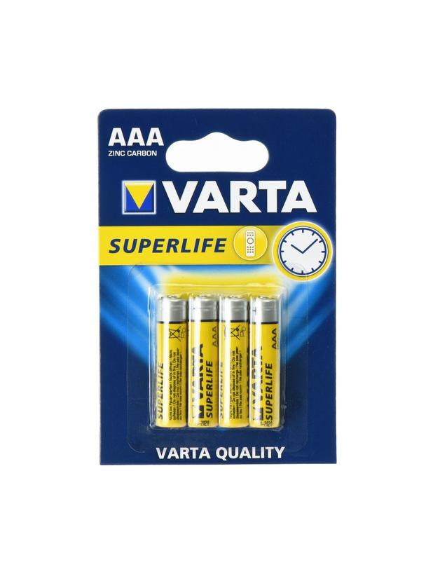 VARTA bateria cynkowa R3 (AAA) Superlife 4 szt