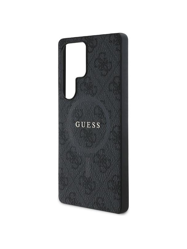 GUESS futerał do SAMSUNG S25 Ultra GUHMS25LG4GFRK (Magnetic PU 4G Ring Classic Logo) czarny