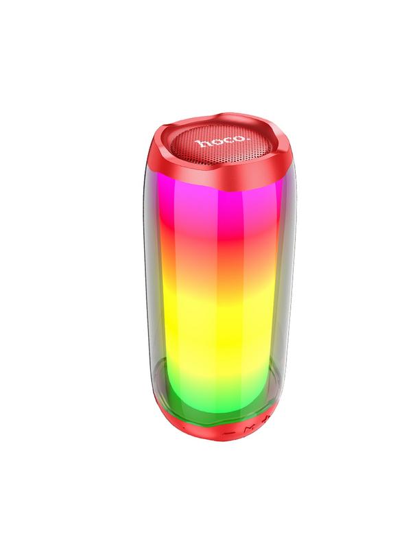 Głośnik bluetooth LED 10W 4h Hoco HC8 czerwony