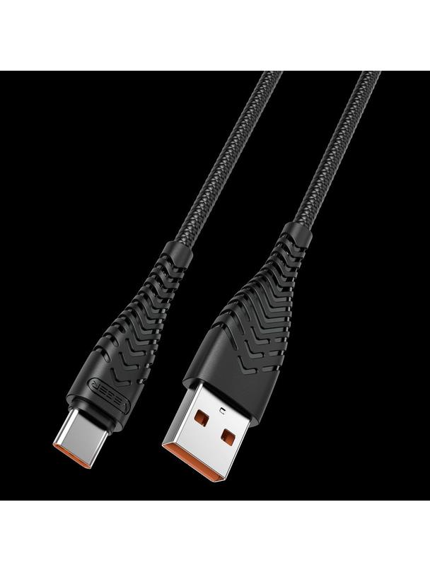 Kabel USB A do Typ C VEGER 2,4A V104 1,2 m czarny