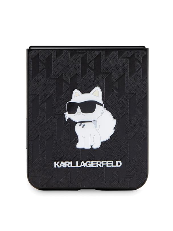KARL LAGERFELD futerał do SAMSUNG Z Flip 5 KLHCZF5SAPCHNPK (Saffiano Mono Choupette PIN) czarny