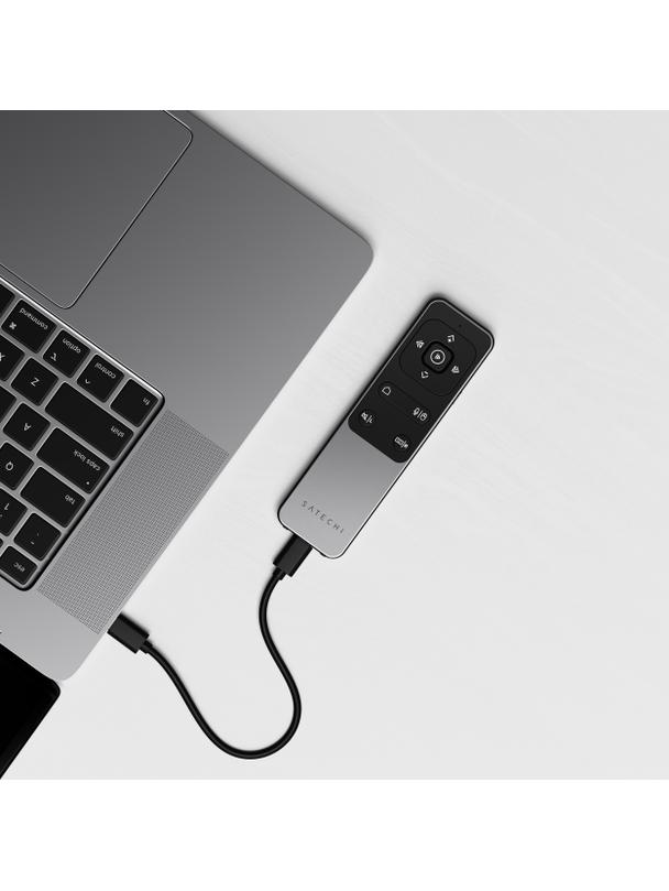 Wskaźnik laserowy bezprzewodowy Satechi bluetooth R2 ST-BTMR2M szary