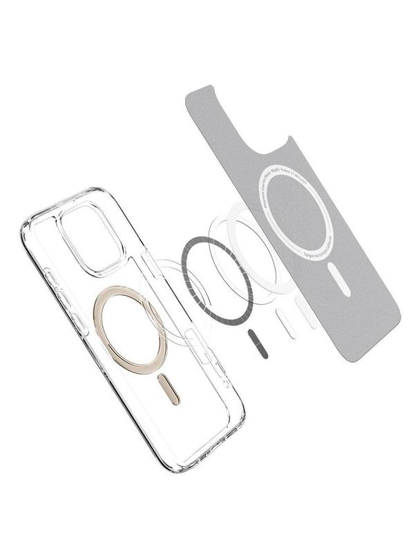 SPIGEN futerał ULTRA HYBRID MAG kompatybilny z MagSafe do IPHONE 16 Pro Max gold