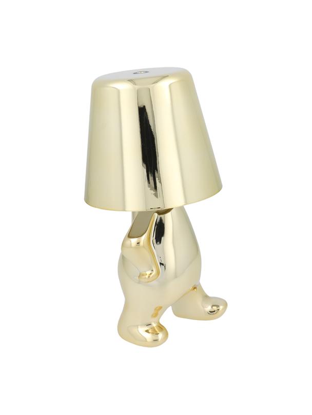 Lampka nocna GOLD MAN Art Deco stojący (wzór 1) MLTL