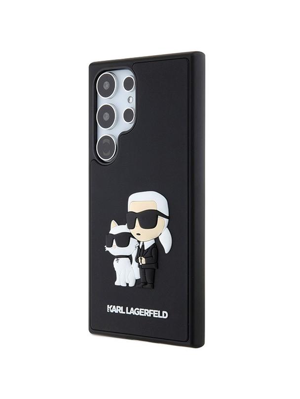 KARL LAGERFELD futerał do SAMSUNG S24 Ultra KLHCS24L3DRKCNK (3D RUBBER KC NFT) czarny