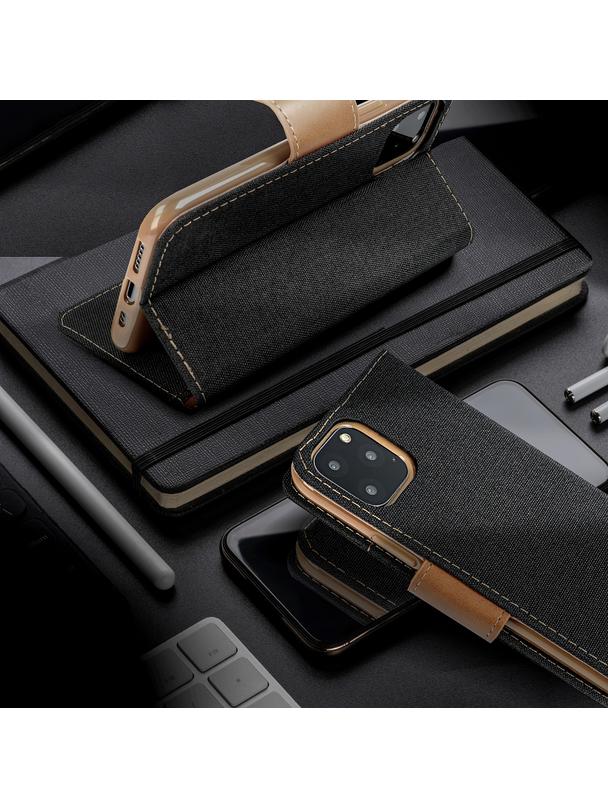 Etui na IPHONE 16 Canvas Book czarne