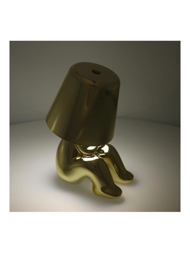 Lampka nocna GOLD MAN Art Deco siedzący (wzór 4) MLTL