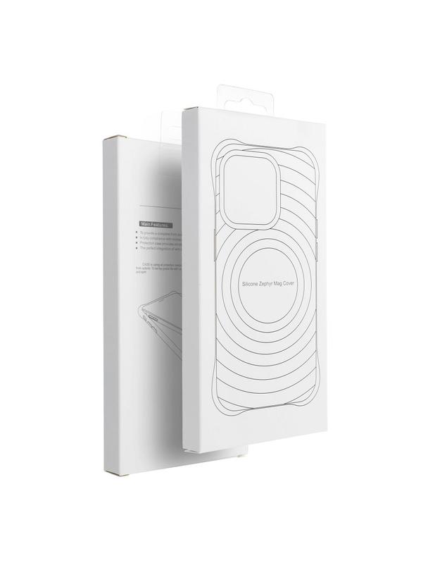 Silicone Zephyr Mag Cover kompatybilny z MagSafe do IPHONE 16 PRO MAX różowy