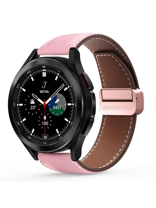 DUX DUCIS pasek YA skórzany 22 mm różowy