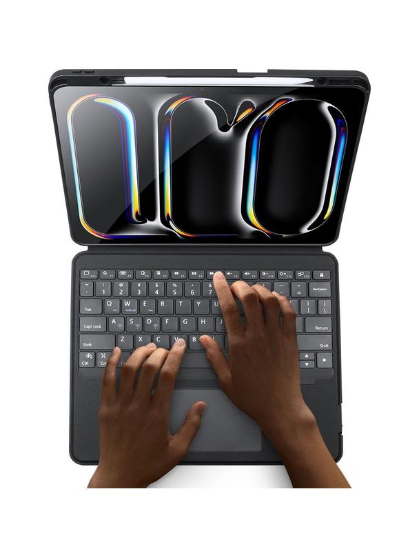 DUX DUCIS etui DK składane z klawiaturą bezprzewodową do iPad Pro 13 (2024) czarne
