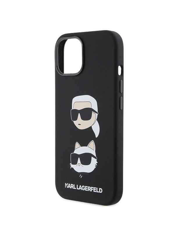 KARL LAGERFELD futerał do IPHONE 15 KLHCP15SSDHKCNK (Silicone KC) czarny