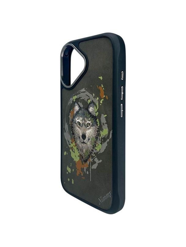 NIMMY futerał WILK kompatybilny z MagSafe do IPHONE 16 ciemno szary