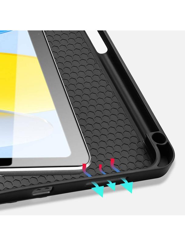 DUX DUCIS etui DOMO składane z miejscem na rysik do iPad 10 (2022) czarne