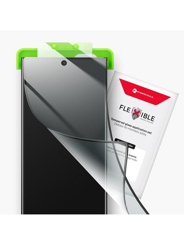 Szkło hybrydowe do Samsung A57 5G Forcell Flexible 5D czarne