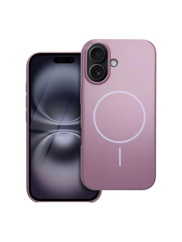 Glossy Mag Cover kompatybilny z MagSafe pasuje do IPHONE 16 fioletowy