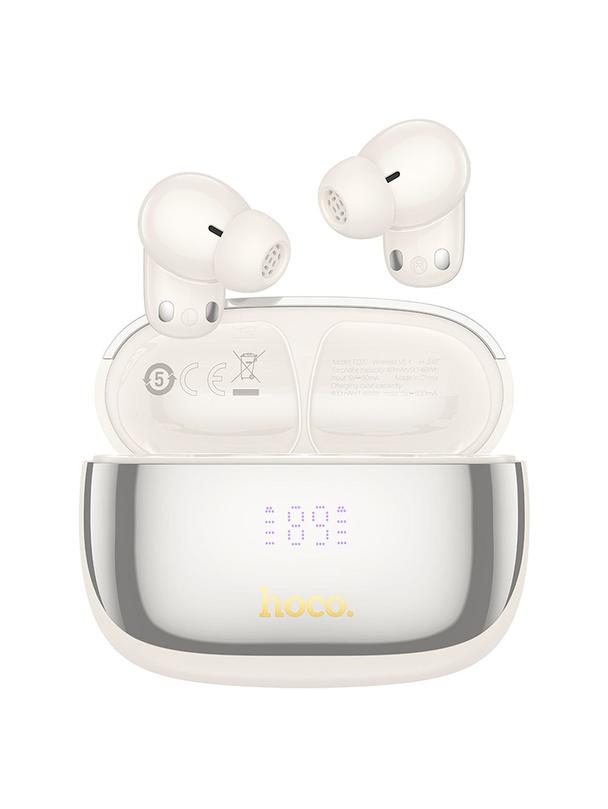 Słuchawki bezprzewodowe douszne Hoco TWS ANC + ENC EQ20 białe