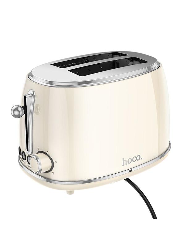 Toster Hoco w stylu Retro 850W HE50 biały