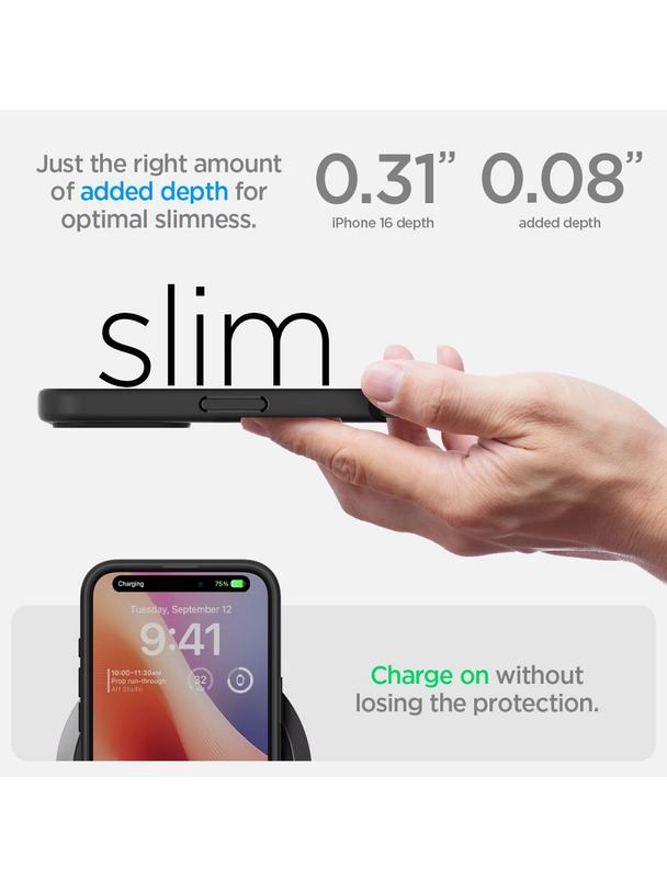 SPIGEN futerał ULTRA HYBRID do IPHONE 16 matte black