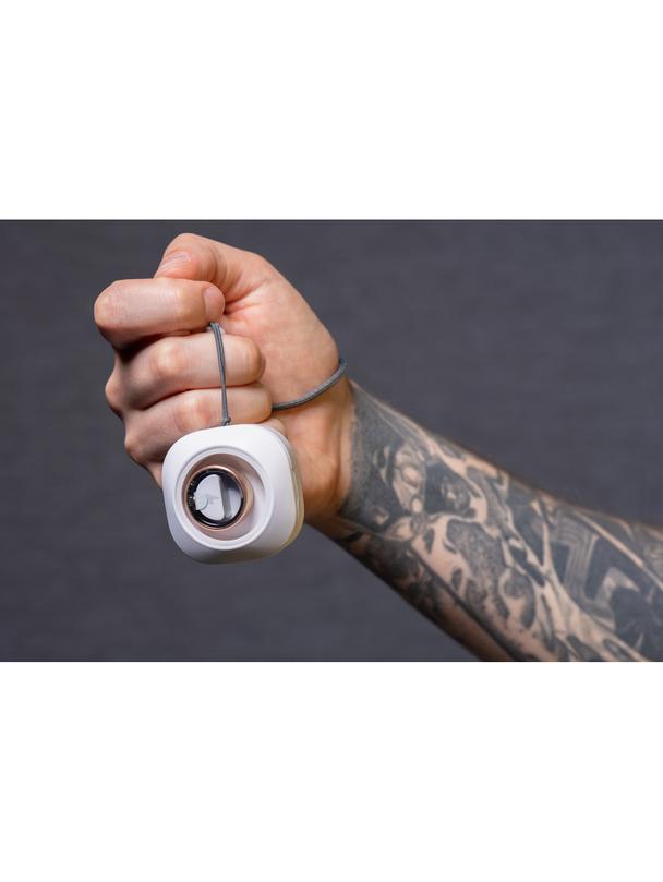 Smart Ring R11M- inteligentny pierścień ze stali ze stacją ładującą rozmiar 13 (22,2mm) złoty