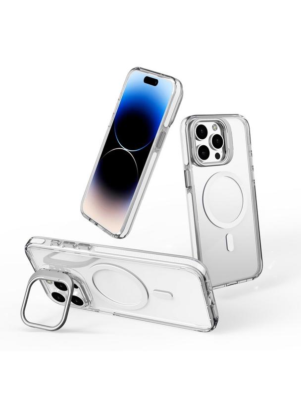 Futerał LENS MAG COVER kompatybilny z MagSafe do IPHONE 16 PRO biały