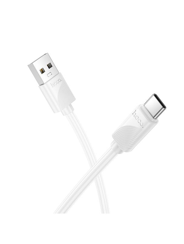 Kabel USB A do USB C Hoco 3A 1 m X114 biały