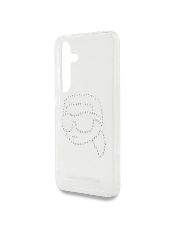 KARL LAGERFELD futerał do SAMSUNG S25 KLHCS25SHKHDCELT (IML Rhinestones K Head) transparentny