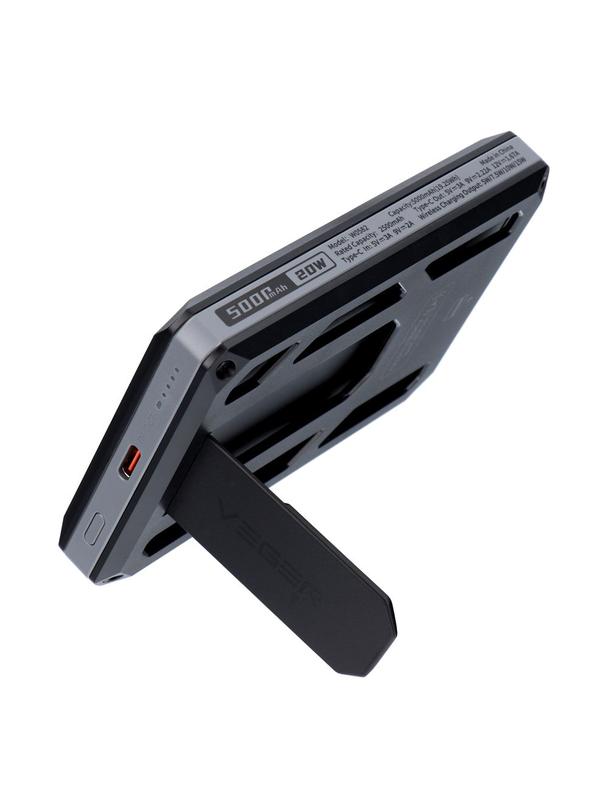 Powerbank Veger Wallet Tracker W0582 MFi PD 20W  5000 mAh czarny