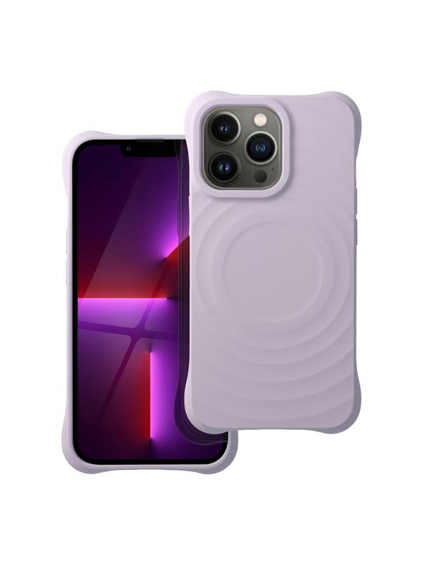 Silicone Zephyr Mag Cover kompatybilny z MagSafe do IPHONE 13 PRO liliowy