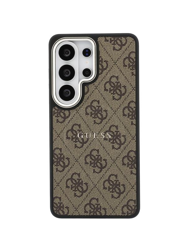 GUESS futerał do SAMSUNG S26 Ultra GUHMS26LP4MSEGCW (4G Embossed Ring MagSafe) brązowy