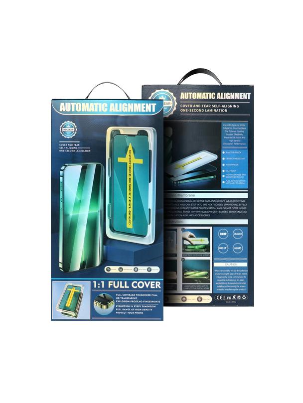 5D Full Glue Tempered Glass - do iPhone 15 Pro Max czarny + aplikator