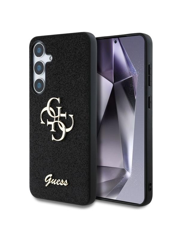 GUESS futerał do SAMSUNG S25 GUHCS25SHG4SGK (Fixed Glitter Big 4G) czarny