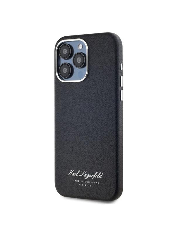 KARL LAGERFELD futerał do IPHONE 15 Pro Max KLHCP15XPGWCMKHK (FW PU Hotel RSG) black