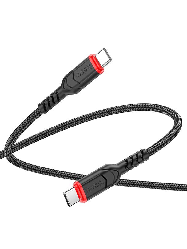 Kabel USB C do USB C Hoco 3A 60W 3 m X59 czarny