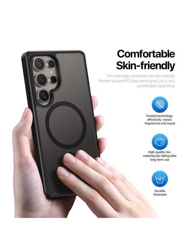 DUX DUCIS futerał YIND kompatybilny z MagSafe do SAMSUNG S25 Ultra czarny