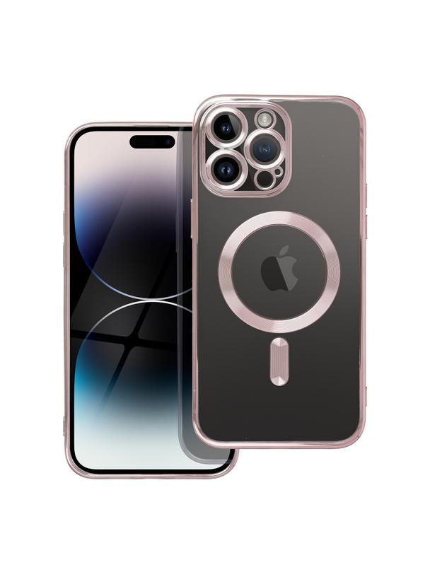 Futerał ELECTRO MAG COVER kompatybilny z MagSafe do IPHONE 14 Pro Max złoty róż