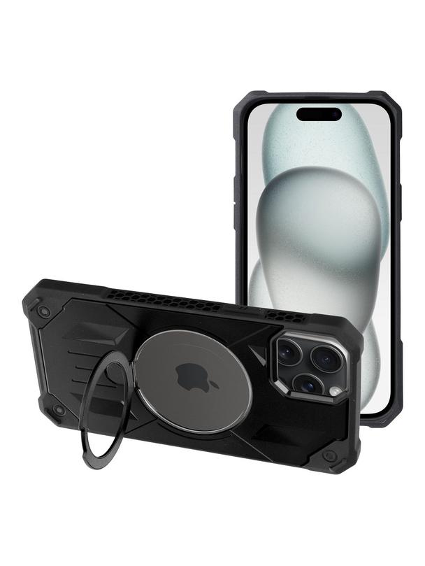 Futerał ARMOR MAG COVER kompatybilny z MagSafe do IPHONE 15 Plus czarny