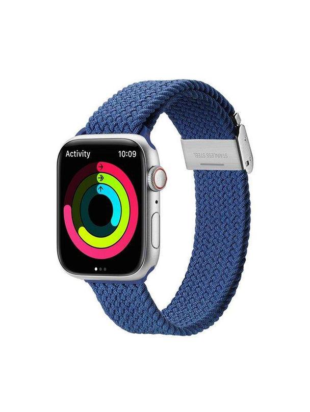 DUX DUCIS pasek MIXTURE PRO pleciony do Apple Watch 38 / 40 / 41 mm niebieski