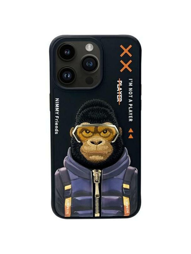 NIMMY futerał COOL&CUTE 2.0 Monkey do IPHONE 15 Pro Max czarny