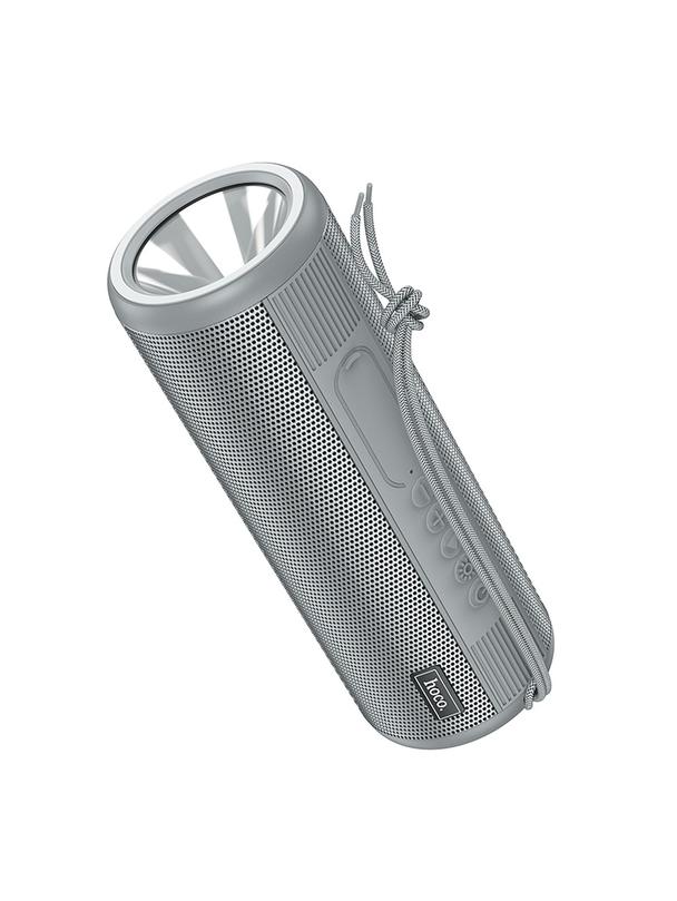 Głośnik bluetooth z latarką 2 x 15W 2h Hoco HC11 szary