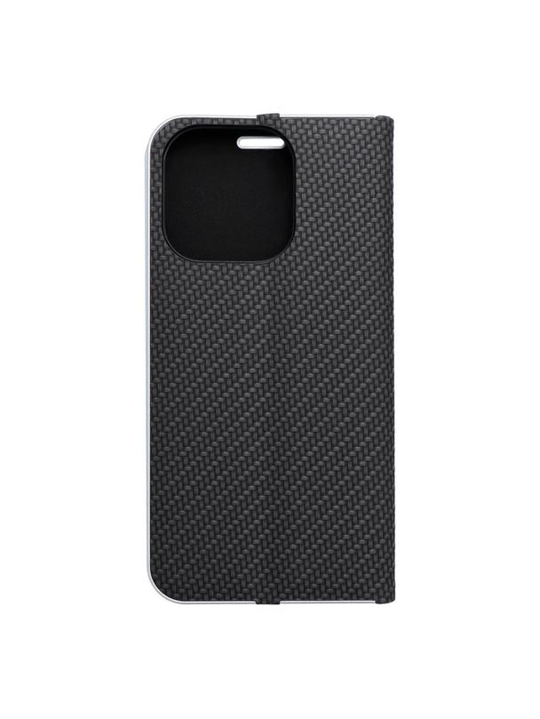 Kabura LUNA Book Carbon do IPHONE 16 Pro czarny