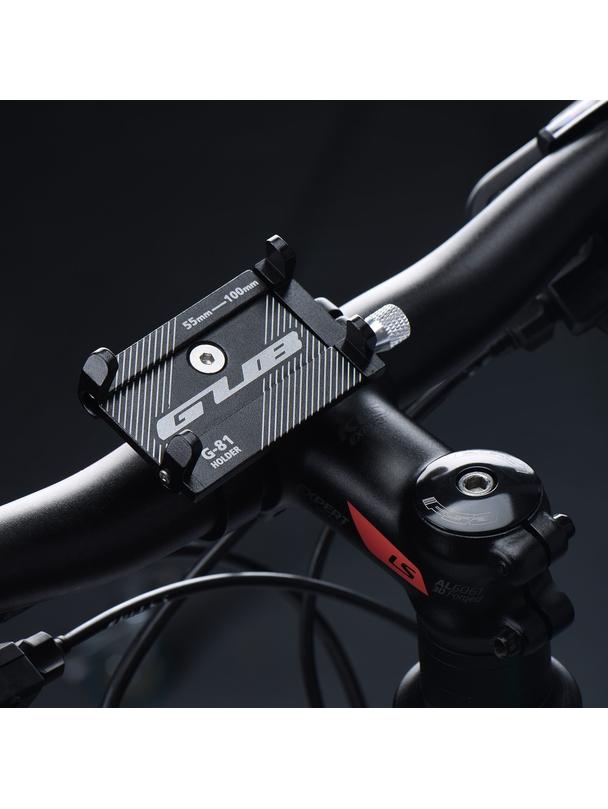 GUB uchwyt rowerowy na kierownicę G81 Aluminium czarny