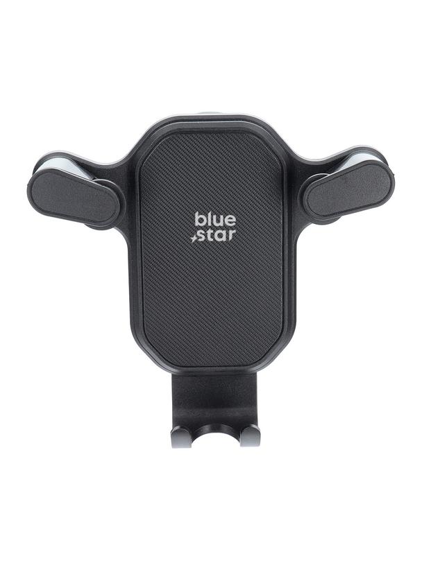 Uchwyt na telefon do samochodu grawitacyjny Blue Star Triangular do kratki czarny