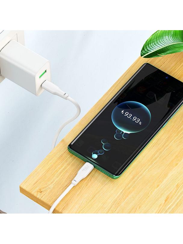 Kabel USB C do USB C Hoco 3A 100W 1 m X93 biały