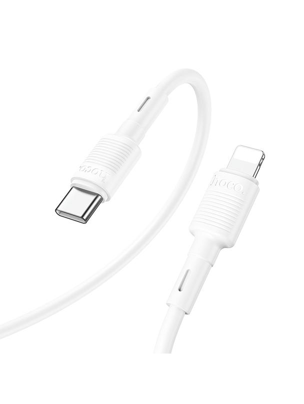 Kabel USB C do Lightning Hoco PD 2,4A 20W 1 m X83 biały