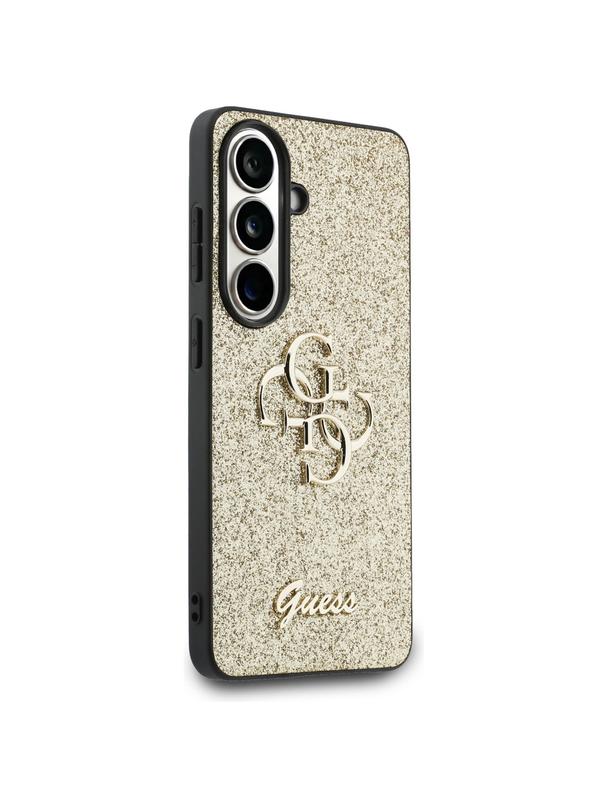 GUESS futerał do SAMSUNG S26 GUHCS26SHG4SGD (Fixed Glitter 4G Big Metal Logo) złoty