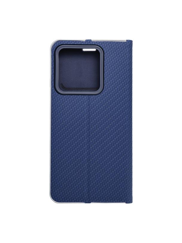 Kabura LUNA Book Carbon do XIAOMI 14 niebieski