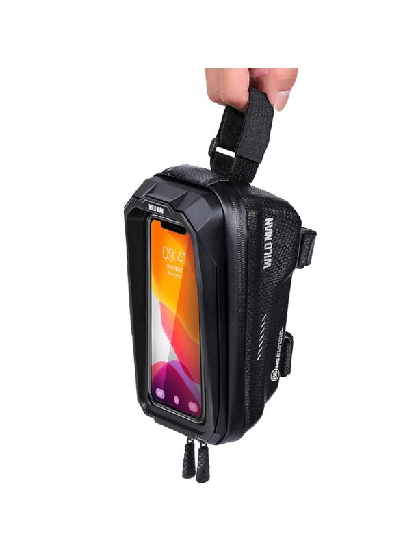 WILDMAN sakwa rowerowa na ramę na zamek 1,2L (4" - 7") MS66 czarna