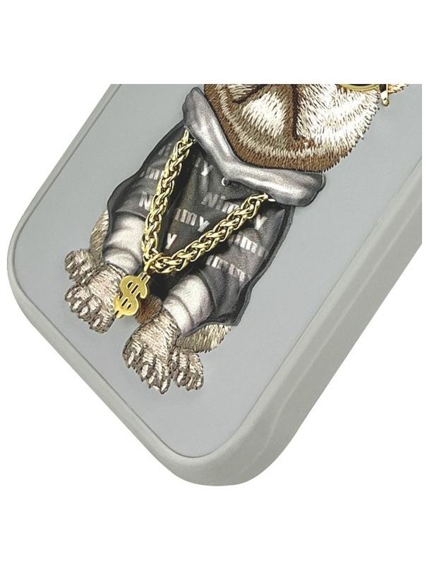 NIMMY futerał GLASSES COOL DOG do IPHONE 15 Pro szary